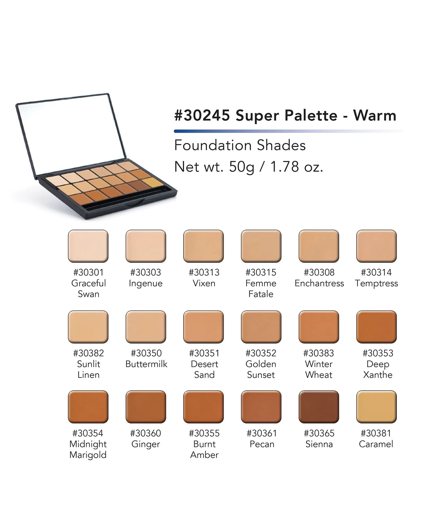 Glamour Crème Ultra HD Foundation Super Palettes