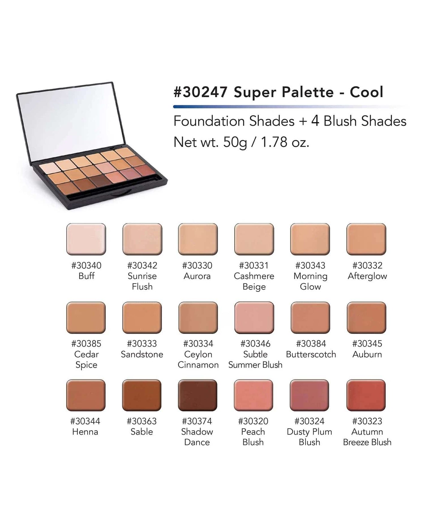 Glamour Crème Ultra HD Foundation Super Palettes