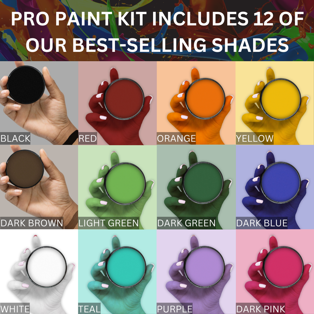 Paradise Makeup AQ ProPalette - 12 Colors