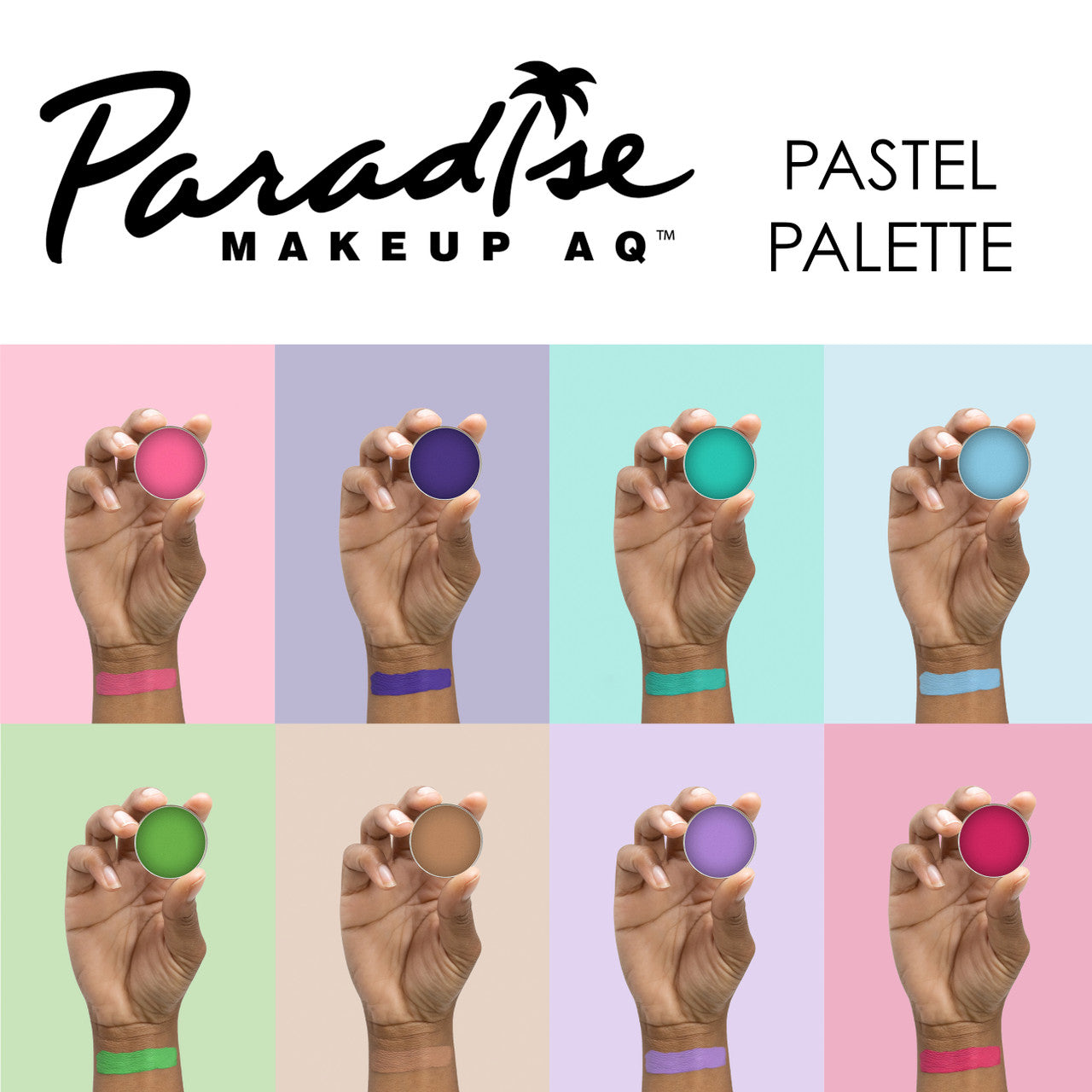 Paradise Makeup AQ - 8 Color Magnetic Refillable Palette