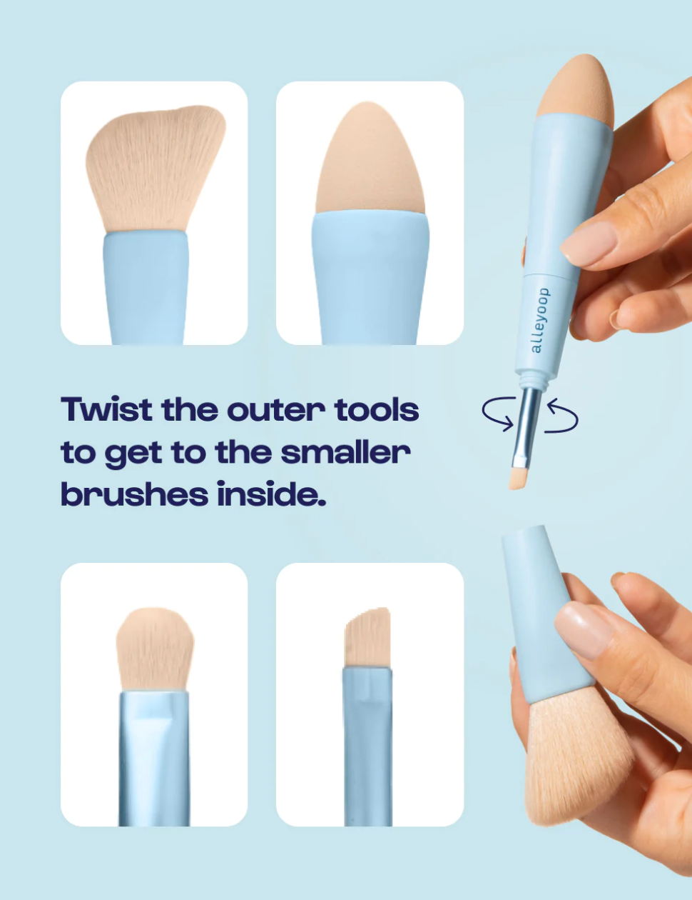 Multi-Tasker 4-in-1 Makeup Brush