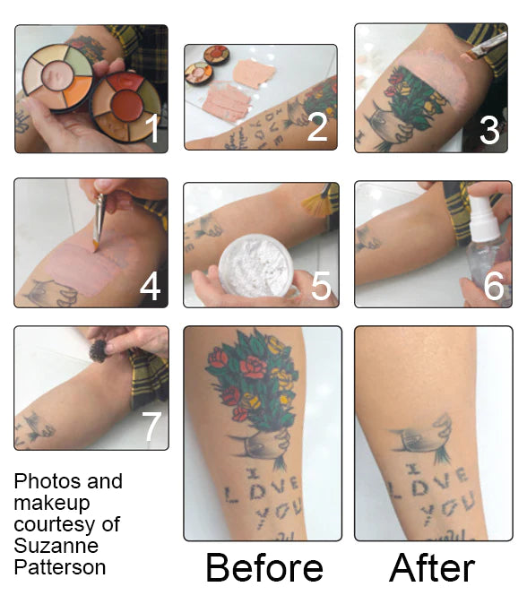 Tattoo Cover Makeup Wheels