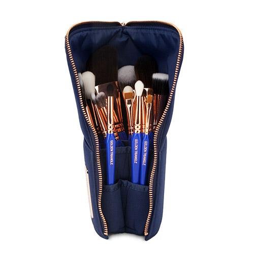 Golden Triangle PHASE I Complete 15pc. Brush Set with Pouch