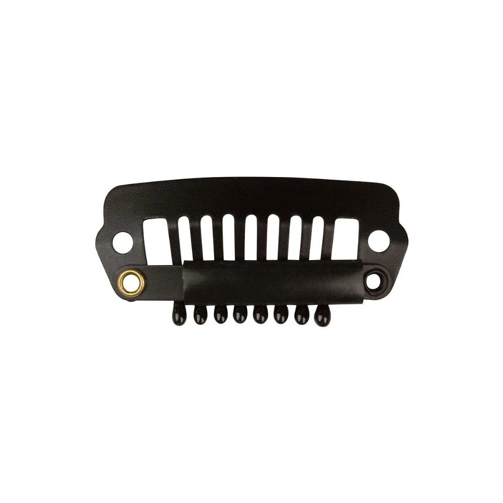 Clip-Ease Toupee Clips 12 ct - Matte Black