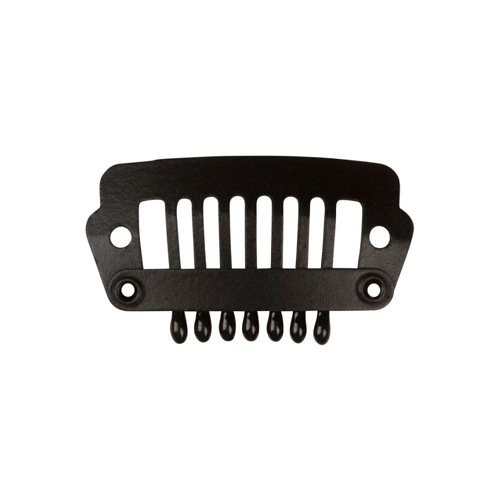 Clip-Ease Toupee Clips 12 ct - Matte Black