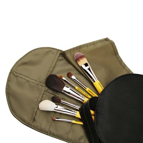 Travel Basic 7pc. Brush Set with Roll-up Pouch