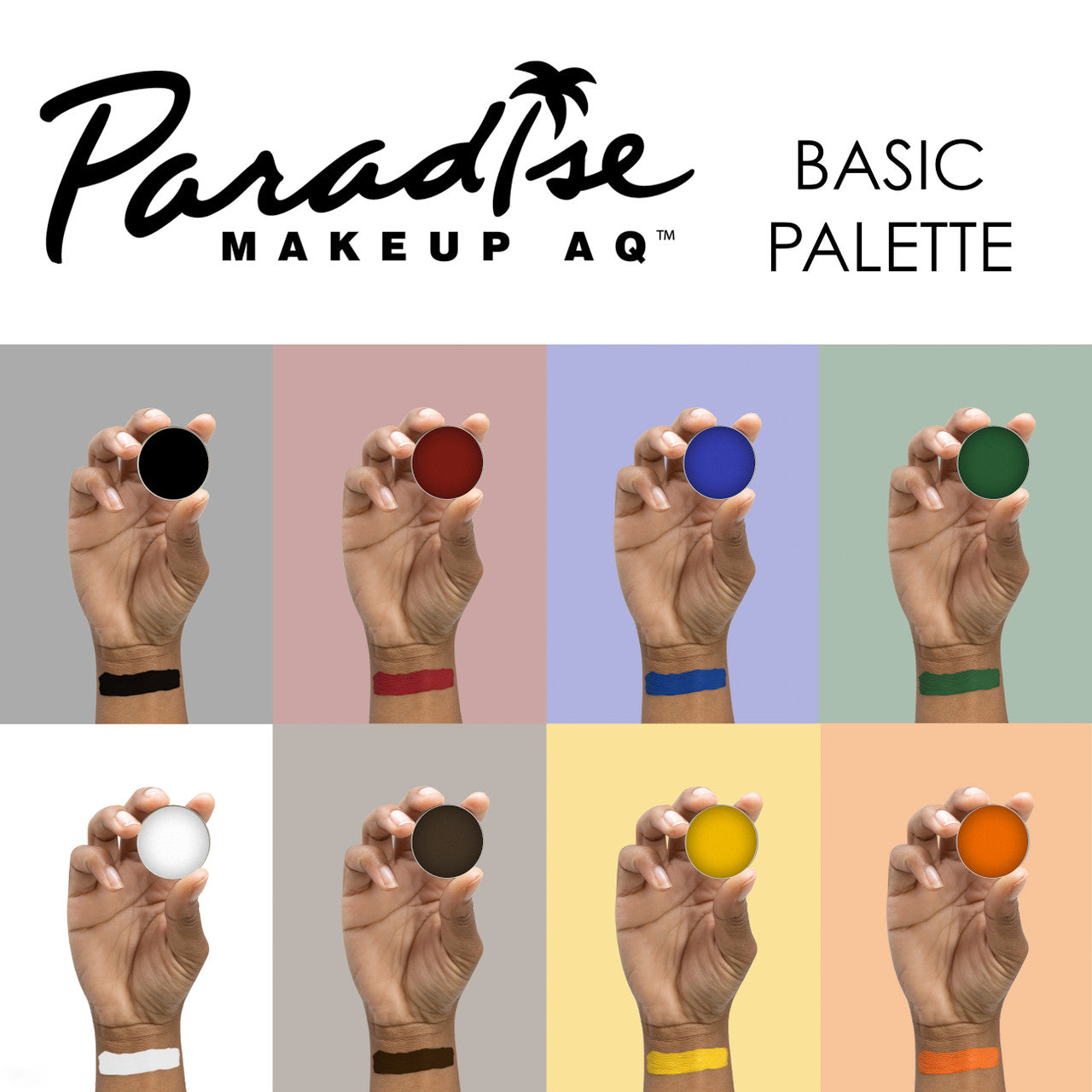 Paradise Makeup AQ - 8 Color Magnetic Refillable Palette