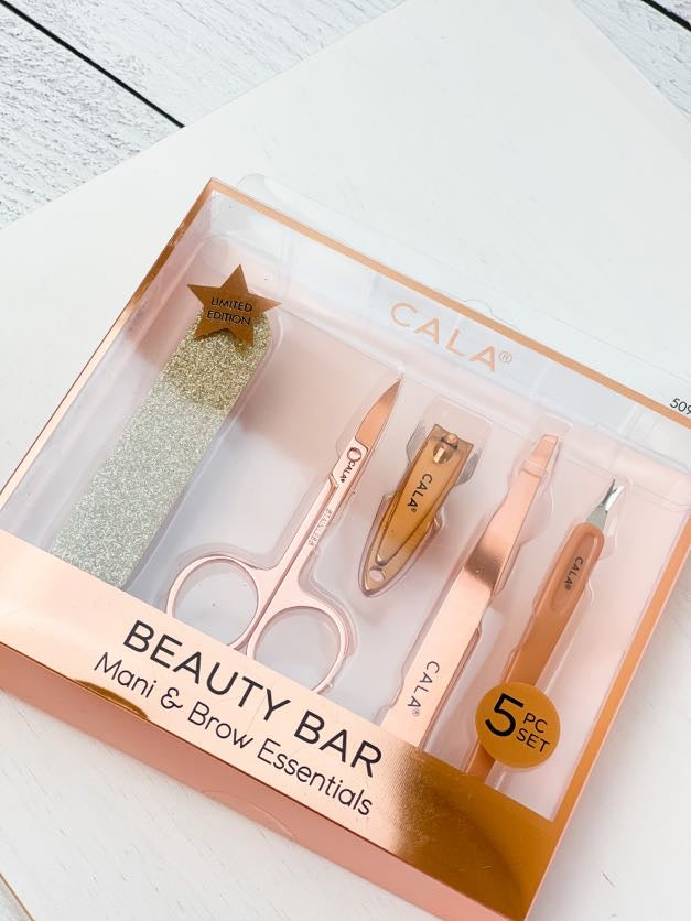 Mani & Brow Essentials Kit (5pc)