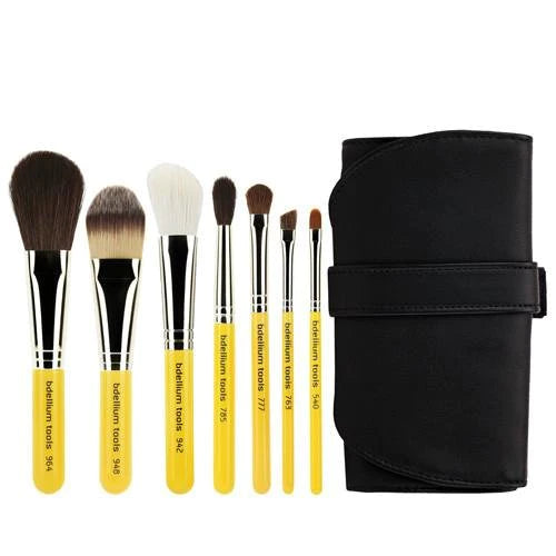 Travel Basic 7pc. Brush Set with Roll-up Pouch