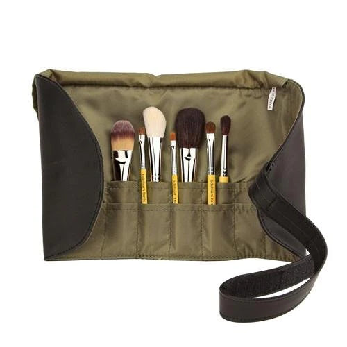 Travel Basic 7pc. Brush Set with Roll-up Pouch